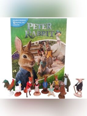 PETER RABBIT - MY BUSY BOOKS STORY AND PLAYSET - STORY, 12 FIGURES AND PLAYMAT